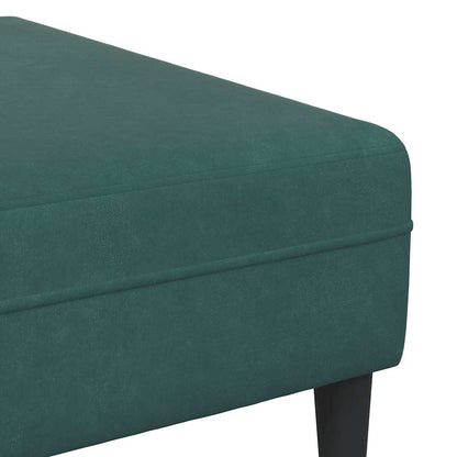 Velvet Bank – Fluwelen Sofa – Zitbank – Bankstel – Woonkamerbank – Zwart – Stevig Houten Frame – Comfortabele Foamvulling