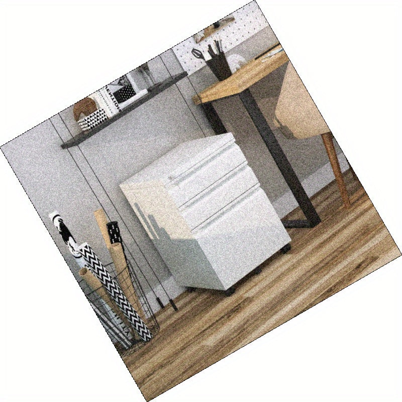 Rolkast – Rolcontainer – Ladenkast – Opbergkast – Mobiele Kast – Wit Staal – Compact 39x48x60 cm – Duurzaam en Ruimtebesparend