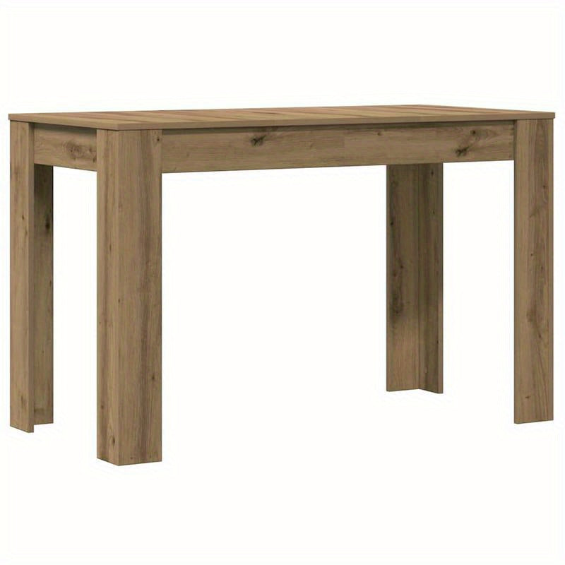 Eettafel Oak – Houten Tafel – Massief Eikenhout – Handgemaakt – Eikenhouten Eettafel – Compact Formaat 120x60x76 cm – Duurzaam & Stijlvol Design