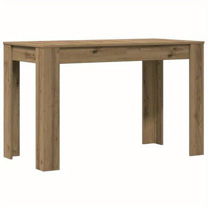 Eettafel Oak – Houten Tafel – Massief Eikenhout – Handgemaakt – Eikenhouten Eettafel – Compact Formaat 120x60x76 cm – Duurzaam & Stijlvol Design