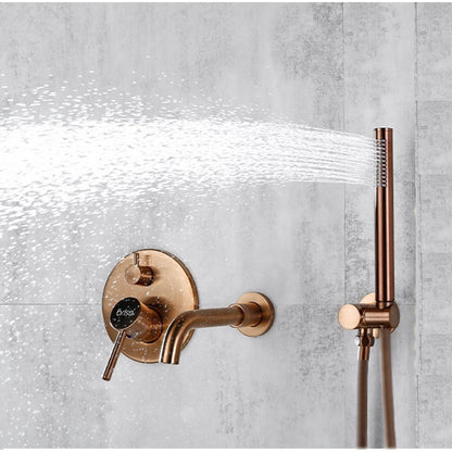 Badkraan – Wandkraan – Thermostaatkraan – Badmengkraan – Watervalkraan – Roségoud – Roestvrij Staal & Messing – Verstopte Installatie
