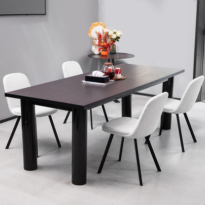 Dining Chairs, Set of 2, Soft Upholstery for Year-Round Comfort, Sturdy Metal Construction, 44*41*84Cm