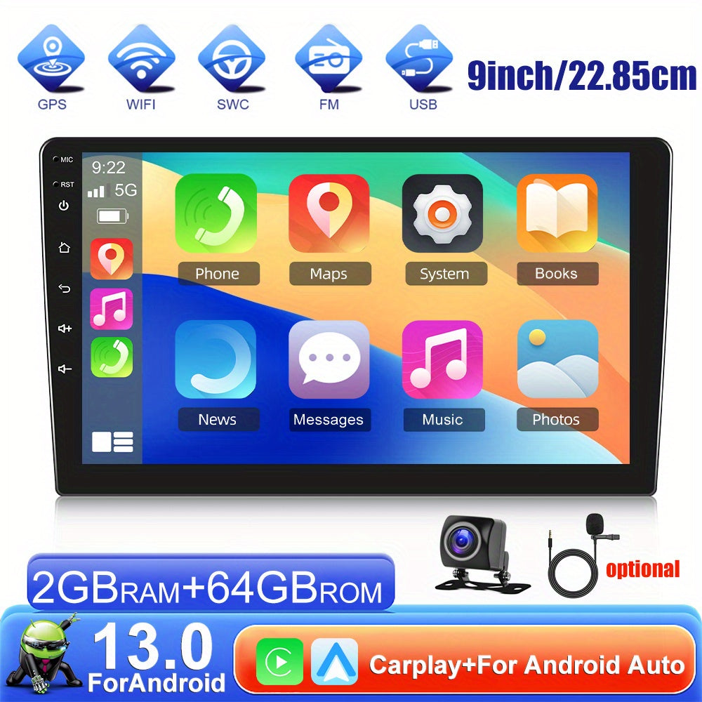 Car Radio – Autoradio – Multimedia Speler – Navigatiesysteem – Touchscreen – Voor Volkswagen Magotan/CC 2010-2014 & Passat B6/B7 2010-2015 – 10 Inch HD 2.5D Touchscreen – Draadloze CarPlay & Android Auto Met Camera En Microfoon