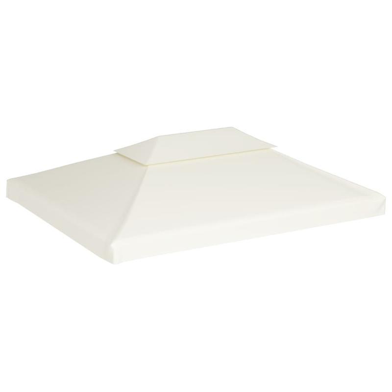 Partytenthoes – Tentluifel – Gazebohoes – Tenthulpstuk – Overkapping – Hoogwaardige PVC 310g/m² – Melkwit 3x4 Meter