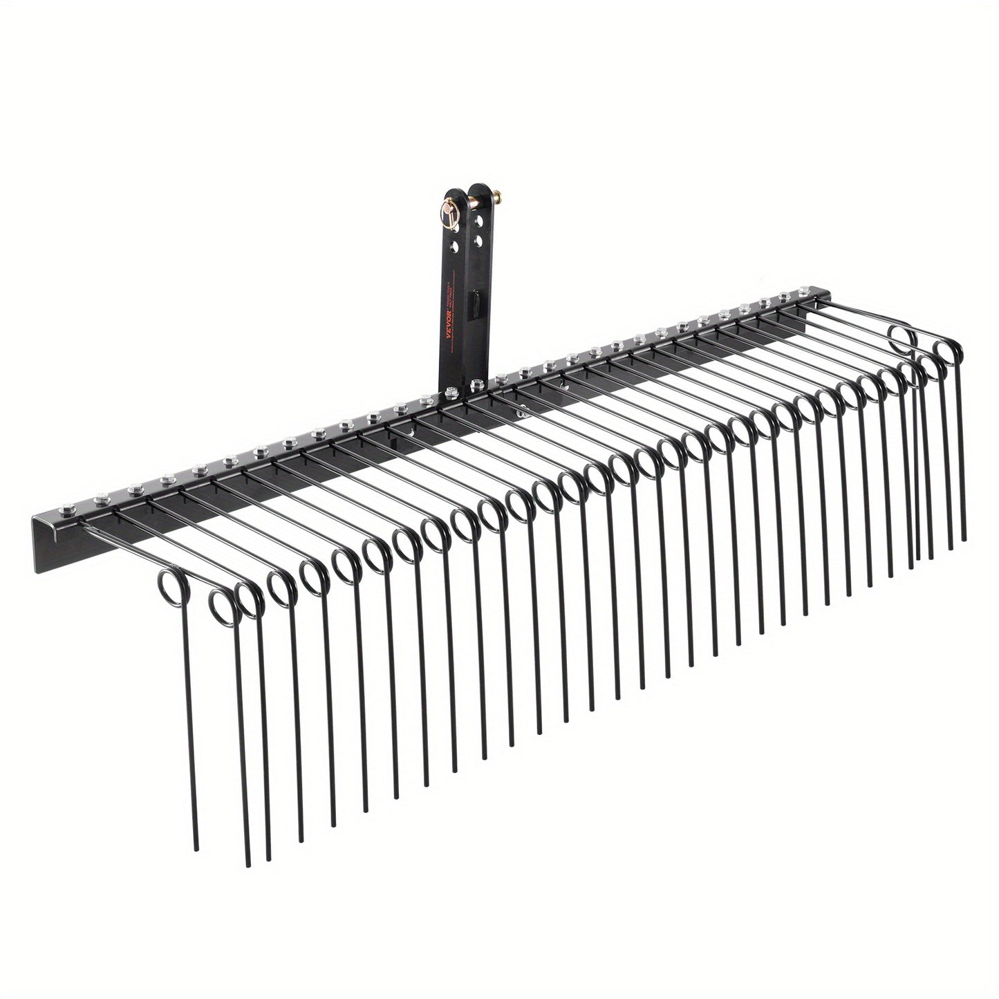 Grasmaaier Hark – Bladhark – Tuinhark – Afkrabber – Grasbeluchter – 183 cm Werkbreedte – 32 Stalen Tanden – Geschikt Voor Tractor 3-Punts Hefmechanisme