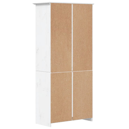 Boekenkast – Boekenrek – Opbergkast – Vakkenkast – Stellingkast – Massief Essenhout – 5 Ruime Planken – Compact Ontwerp