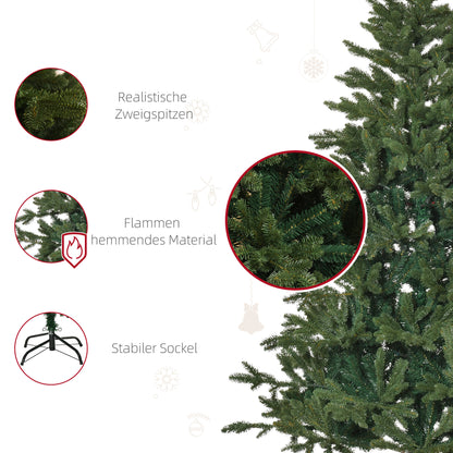 Kunstkerstboom – Nepkerstboom – Kerstboom – Kersteverlichting – Groen – 1,8 Meter Hoog – Realistische Takken van PVC en PE
