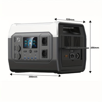Powerstation – Draagbare Generator – Krachtcentrale – Noodstroom – Camping Accu – 1800W Vermogen – 1024Wh LiFePO4 Batterij – Snelle 1-Uur Oplaadtijd – UPS Backup Functie