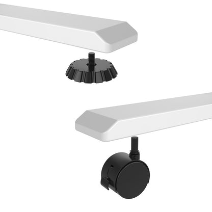 Verstelbaar Bureau – Zit-Sta Bureau – Elektrisch Bureau – Ergonomisch Bureau – Wit 140x60 cm – Traploos Verstelbaar 72-117 cm – Geheugenfunctie