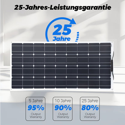 Zonnepaneel 200W – Solar Paneel – Flexibel Panneel – Monokristallijn – Opvouwbaar – Ultralicht Design – 12V Output – Weerbestendig Aluminium Frame