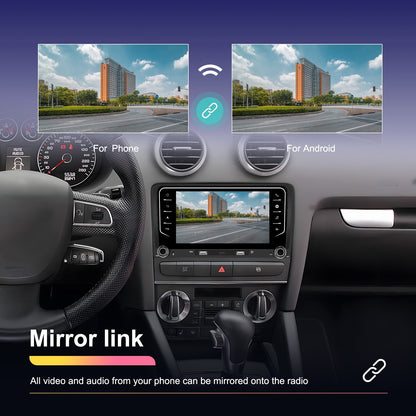 Autoradio – Auto Radio – Multimedia Speler – GPS Navigatie – DAB+ Radio – 7 inch Touchscreen – Draadloze CarPlay & Android Auto
