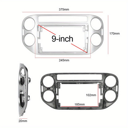 Android 15 Autoradio – Android Car Radio – Auto Multimedia Speler – Touchscreen Radio – Double Din Autoradio – 9 Inch IPS Scherm – Wireless CarPlay & AHD Achteruitrijcamera