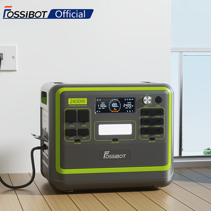 Powerstation – Draagbare Energiecentrale – Noodstroom – Zonne-energie Generator – Mobiele accu – 2048Wh Capaciteit – 2400W Output – 1,5 Uur Snelladen