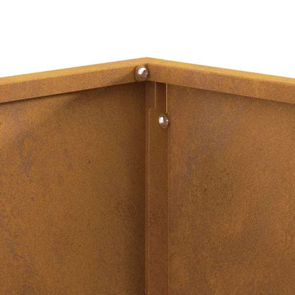Buitenhaard – Tuinhaard – Vuurkorf – Terrashaard – Patiohaard – Stevig Metaal – Bruine Poedercoating 60x60x30 cm