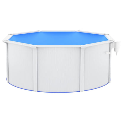 Zwembad – Tuinbad – Opzetzwembad – Buitenzwembad – Waterbad – 300x120 cm – Stalen Frame & Filterpomp 11.000 L/u