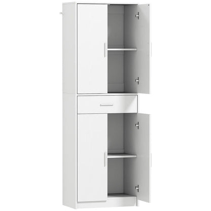 3-Laagse Keukenkast – Keukenkast Open – Buffetkast – Opbergkast Keuken – Keukenkast Zonder Deuren – Verstelbare Planken – Robuuste MDF & Spaanplaat