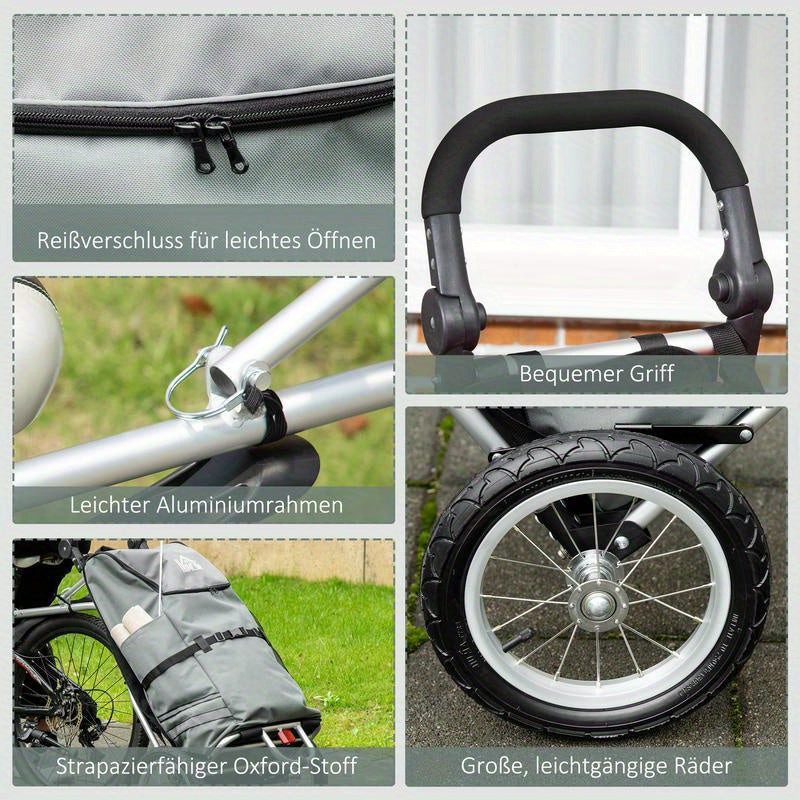 Transportkar Opvouwbare Kar Boodschappenwagen Tuinkar Pakketkar – Extra Grote Laadruimte – Stevig Metaalframe Met All-Terrain EVA Wielen