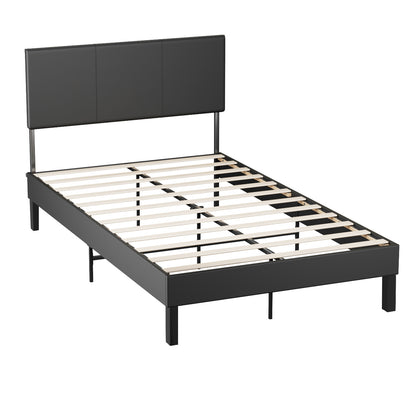 Bed Frame Robust Bed Frame 120*200CM/140*200CM Slatted Frame Maximum Load Capacity 350 Kg for Imitation Leather