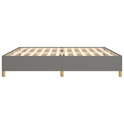 Bed frame without Mattress Grigio Scuro 200x200cm Tissue Practical, removable, suitable for all seasons, Bedroom Furniture, Home Decor, Modern Bedroom, Minimalist Style, Easy Assembly, Durable Material, Queen Size Bed, Slatte