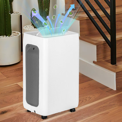 Ontvochtiger – Luchtontvochtiger – Vochtvreter – Ontvochtingsapparaat – Ontvochtiger 26L – Compact Vierkant Design – 26 Liter Per Dag