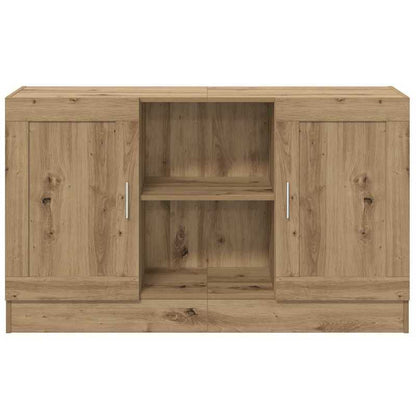 Simple Sideboard, Spacious Storage Cabinet with Display Shelf, Suitable for Kitchen, Living Room, Stylish Furniture, Provides Additional Storage Space And Home Decoration, Ensures Safety. Dresser 120X30.5X70 Cm Worked Artisan