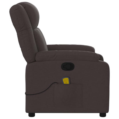 Massagestoel – Relaxstoel – Massagefauteuil – Ontspanningsstoel – Elektrische Massagestoel – Verstelbaar tot 135° – 6 Massagepunten met USB-aansluiting – Donkerbruin