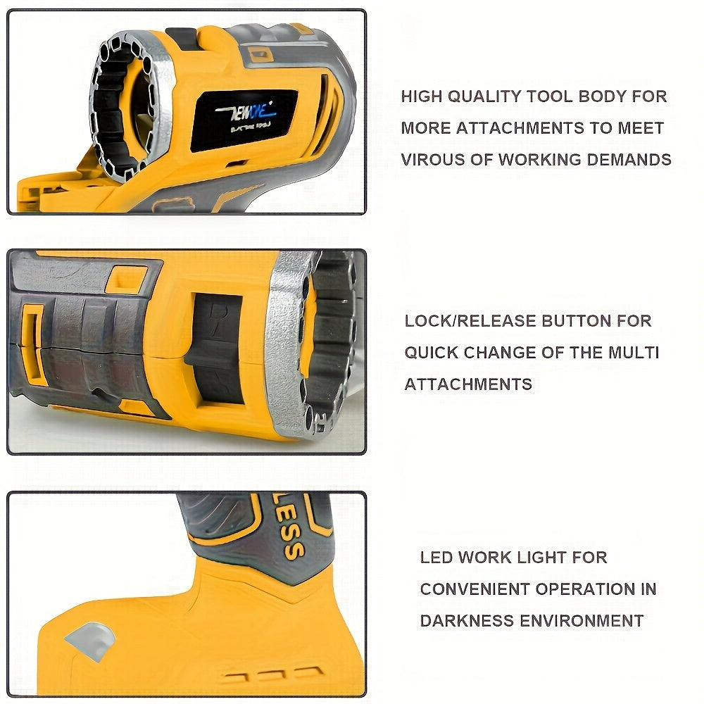 Accuboormachine – Schroefboormachine – Boormachine – Klopboormachine – Accuschroevendraaier – 8V Brushless Motor – 12-Delige Draadloze Gereedschapsset Met 2.0Ah Lithium Batterij
