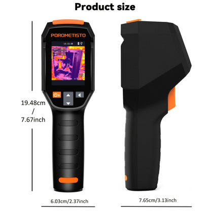 TI01 Infrared Thermal Imager -20-550 Thermal Imaging  Infrared 240x240 Image Resolution Laser Thermographic for Repairing, Home Renovation, Oven Diagnostics, Portable Design, Handheld Device, Durable Construction, Professiona