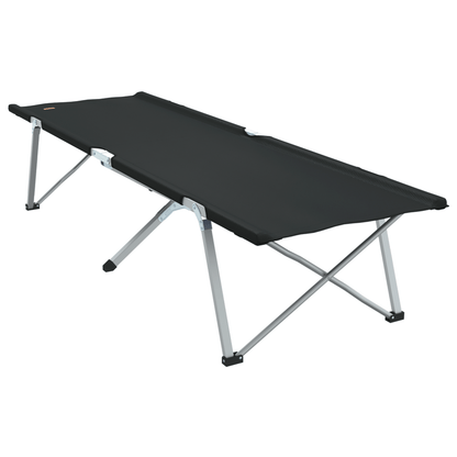 Campingstoel – Vouwstoel – Klapstoel – Kampeerstoel – Visstoel – Aluminium Frame – 600D Oxford Stof – Inklapbaar – Zwart