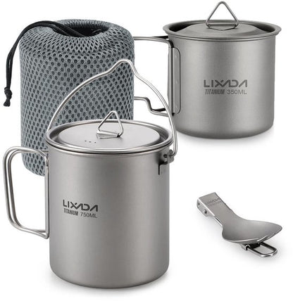 Kampeermok - Kamperen - Overleven - Overlevingsbenodigdheden - Picknick - Overleven - Titanium - QUORE
