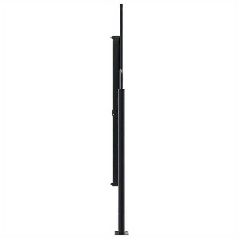 Windscherm – Windscherm Uitschuifbaar – Windscherm Tuin – Windscherm Veranda – Flexibele Afmetingen Tot 600 Cm – Weerbestendig Metalen Frame - Rood