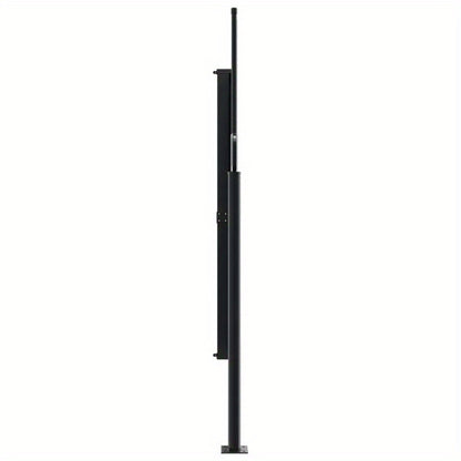 Windscherm – Windscherm Uitschuifbaar – Windscherm Tuin – Windscherm Veranda – Flexibele Afmetingen Tot 600 Cm – Weerbestendig Metalen Frame - Rood