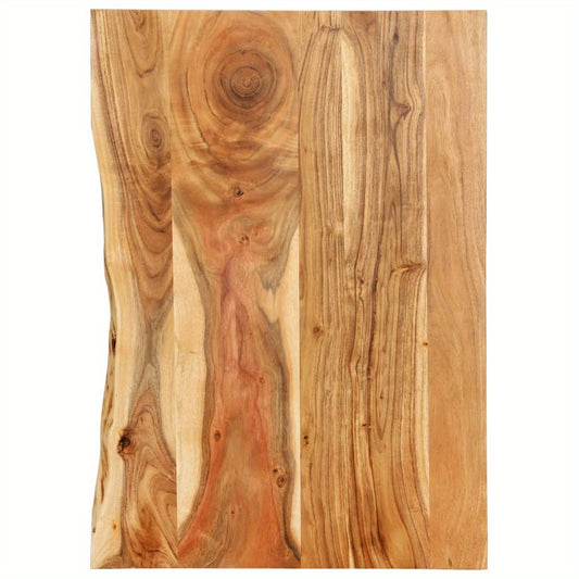 Badkamerblad – Wastafelblad – Wasbakblad – Badkamermeubelblad – Houten Blad – Solide Acaciahout – 80x52x2,5 cm – Duurzaam & Waterbestendig