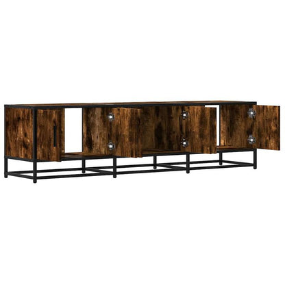 TV meubel – Tv kast – Tv meubel met opbergruimte – Media meubel – Entertainment meubel – Variant Brun – Ruime opslag – Duurzaam materiaal zonder hout