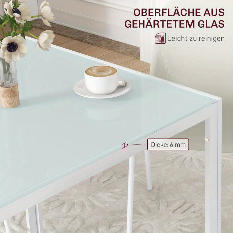 Modern Kitchen Furniture, Quick Assembly, Space Saving, Country Style Dining Table Suitable for Living Room, Dining Room, Kitchen, Small Kitchen Table, Table for Dining Room, Kitchen Tables for Small Area, Foldable Kitchen Ta