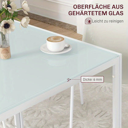 Modern Kitchen Furniture, Quick Assembly, Space Saving, Country Style Dining Table Suitable for Living Room, Dining Room, Kitchen, Small Kitchen Table, Table for Dining Room, Kitchen Tables for Small Area, Foldable Kitchen Ta