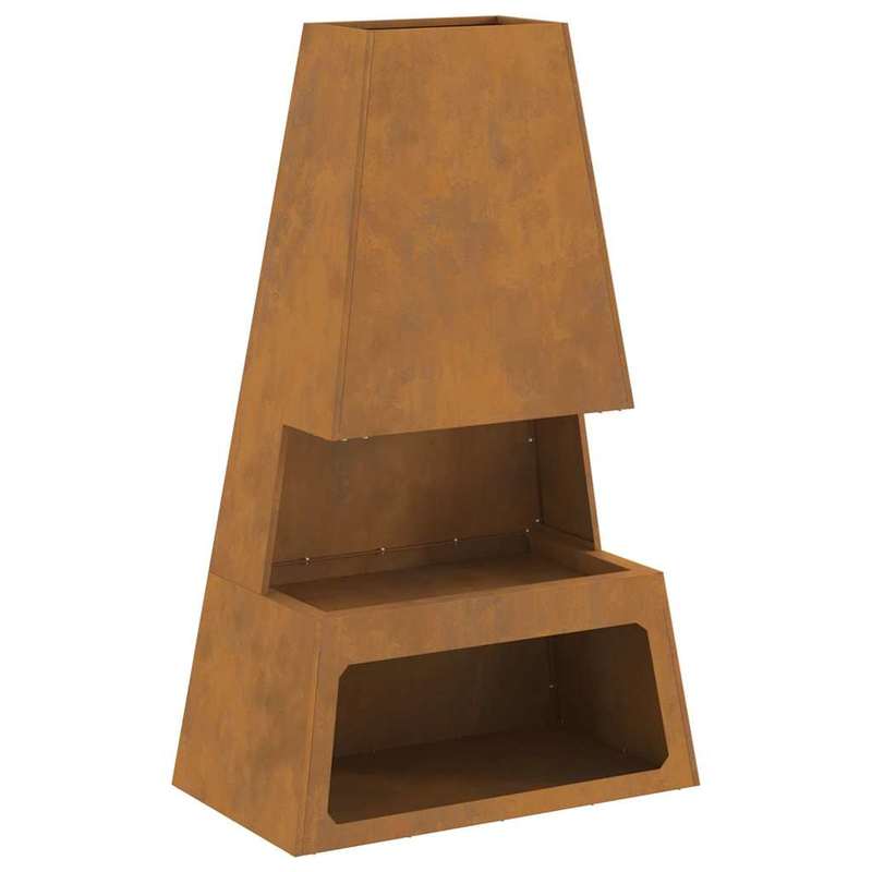 Vuurkorf Bruin 60 X 35 X 100Cm Cortenstaal This Stylish Rectangular Outdoor Fire Pit Provides Warmth And Ambiance on Chilly Evenings. It'S Built to Last, So You Don'T Have to Worry about Wear And Tear. It'S The Perfect Choice