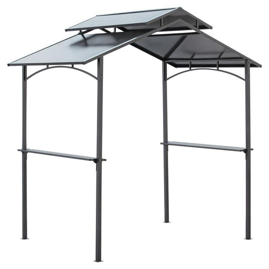 Buitenluifel – Tuinluifel – Partytent – Terrasoverkapping – Paviljoen – Afneembaar en Lichtgewicht Frame – Vlamvertragend Dakmateriaal