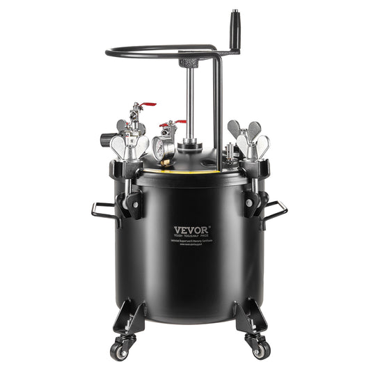 Verfspuit drukvat – verfdrukvat – spuittank – verfspuit – spuitapparaat – Zwarte 20L Large Capaciteit – Instelbare Werkdruk Tot 70 Psi