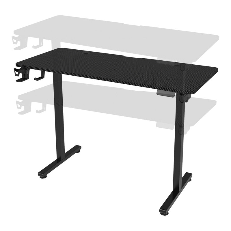 Verstelbaar Bureau – Zit-Sta Bureau – Elektrisch Bureau – Ergonomisch Bureau – Wit 140x60 cm – Traploos Verstelbaar 72-117 cm – Geheugenfunctie