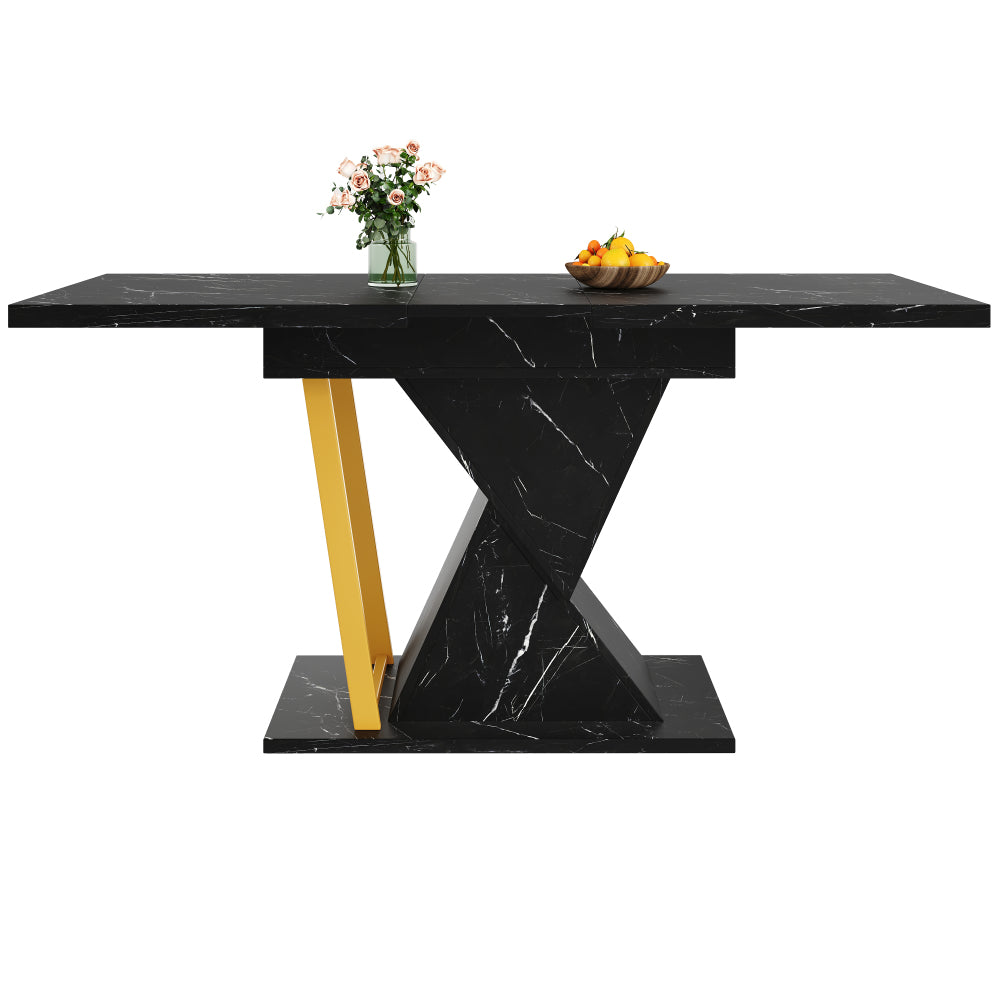 Uitklaptafel – Klaptafel – Eettafel – Uitschuiftafel – Inklapbare Tafel – Ruimtebesparend – Verstelbaar 110-140 cm – Modern Zonder Hout