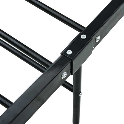 Bedframe – Bedombouw – Slaapbank – Ledikant – Bedframe Zwart Metaal – 180x200 cm – Ruimtebesparend – Eenvoudig Te Monteren