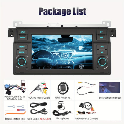 Autoradio – Multimedia Systeem – Navigatieunit – Android Radio – 2-DIN Speler – 7 Inch Touchscreen – Android 14 Met WiFi En GPS