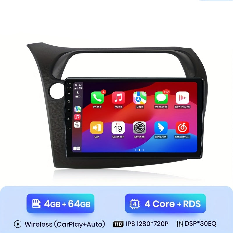 Auto Multimedia Speler – Auto Radio – Android Headunit – 2-DIN Navigatie – Multimedia Systeem – 9 Inch IPS Scherm – Android 14 WiFi Bluetooth