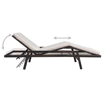 Loungestoel – Zonligstoel – Tuinstoel – Balkonstoel – Campingstoel – Ergonomisch Kussen – Duurzaam Dennenhout