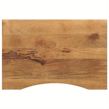Mango Houten Bureaublad – Tafelblad – Werkblad – Plank – Blad – Massief Mango Hout – 100x50x2,5 cm – Met Groef – Geschikt Voor Badkamerorganisatie