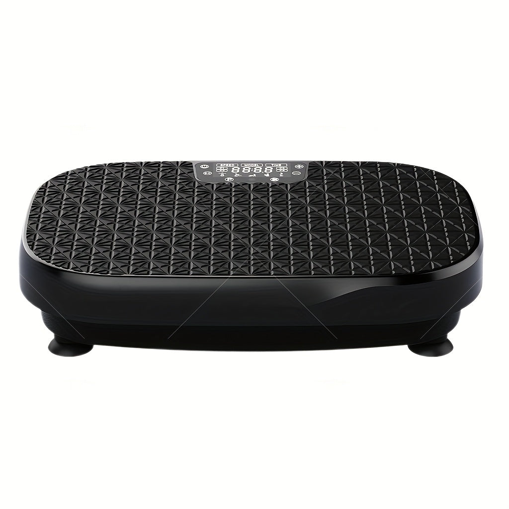 Trilplaat – Vibratieplaat – Powerplate – Vibratietrainer – Fitnessapparaat – Volledige Lichaamstraining – Inclusief Weerstandsbanden – Compact en Stabiel Platform – 220-240V Aansluiting – Zwart