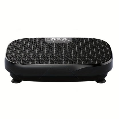 Trilplaat – Vibratieplaat – Powerplate – Vibratietrainer – Fitnessapparaat – Volledige Lichaamstraining – Inclusief Weerstandsbanden – Compact en Stabiel Platform – 220-240V Aansluiting – Zwart