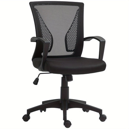 Bureaustoel – Office Chair – Kantoorstoel – Draaistoel – Bureaustoelen – Kantelfunctie – Verstelbare Zithoogte – Max. 120 kg – Zwart