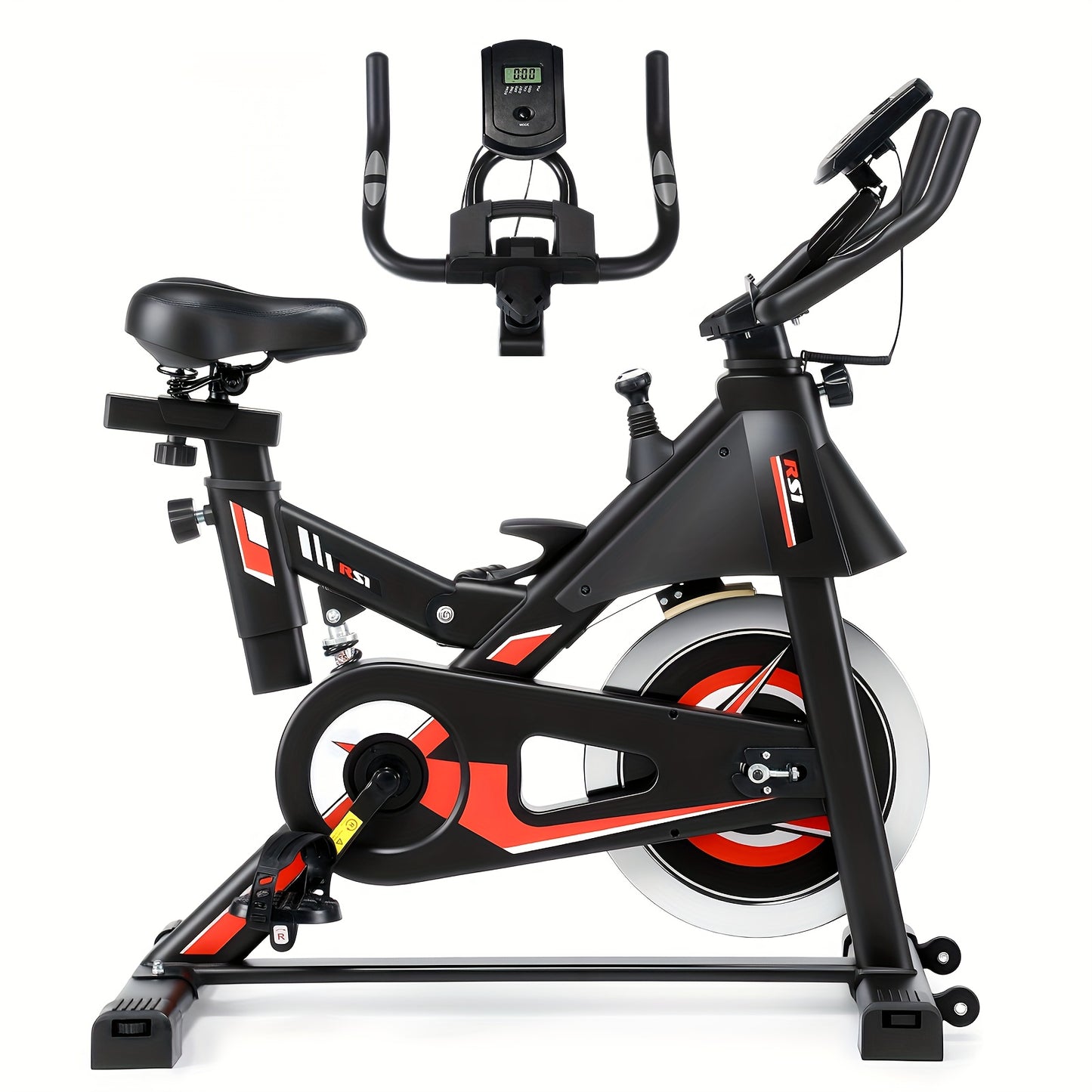 Hometrainer – Fitnessfiets – Spinbike – Exercycle – Indoor Bike – Stil Belt-Driven Systeem – 150 kg Draagvermogen